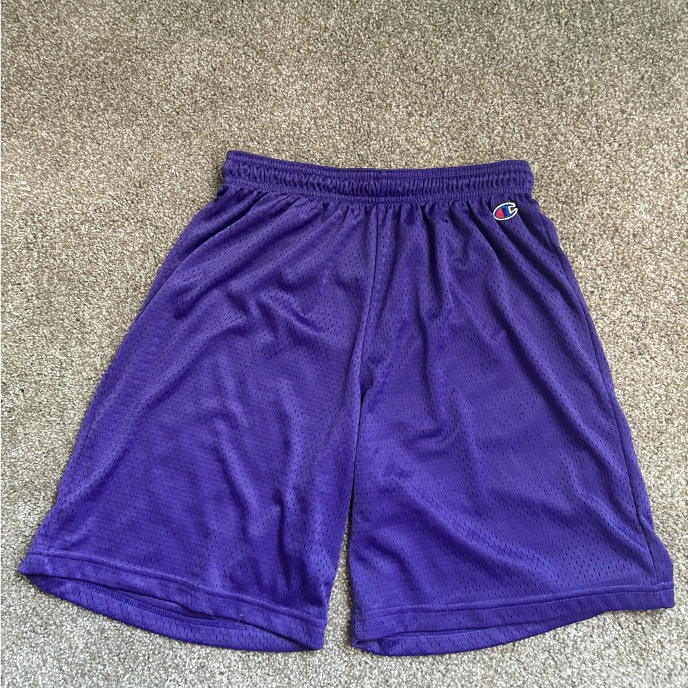 Champion Men's Athletic Shorts in Vibrant Purple